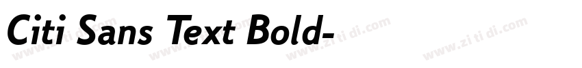 Citi Sans Text Bold字体转换 Citi Sans Text Bold字体转换